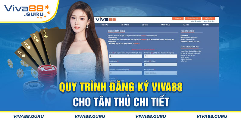 Hướng dẫn đăng ký tài khoản cá cược Viva88, chi tiết và thuận lợi cho người mới
